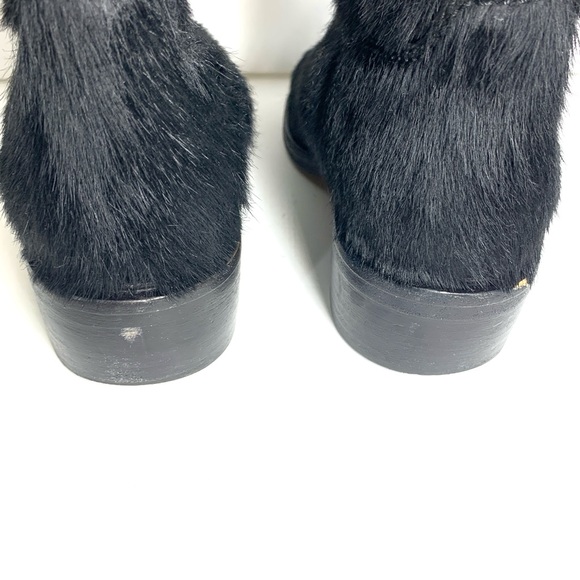 Chanel Pony Hair Fur Calfskin Boots - Picture 6 of 8
